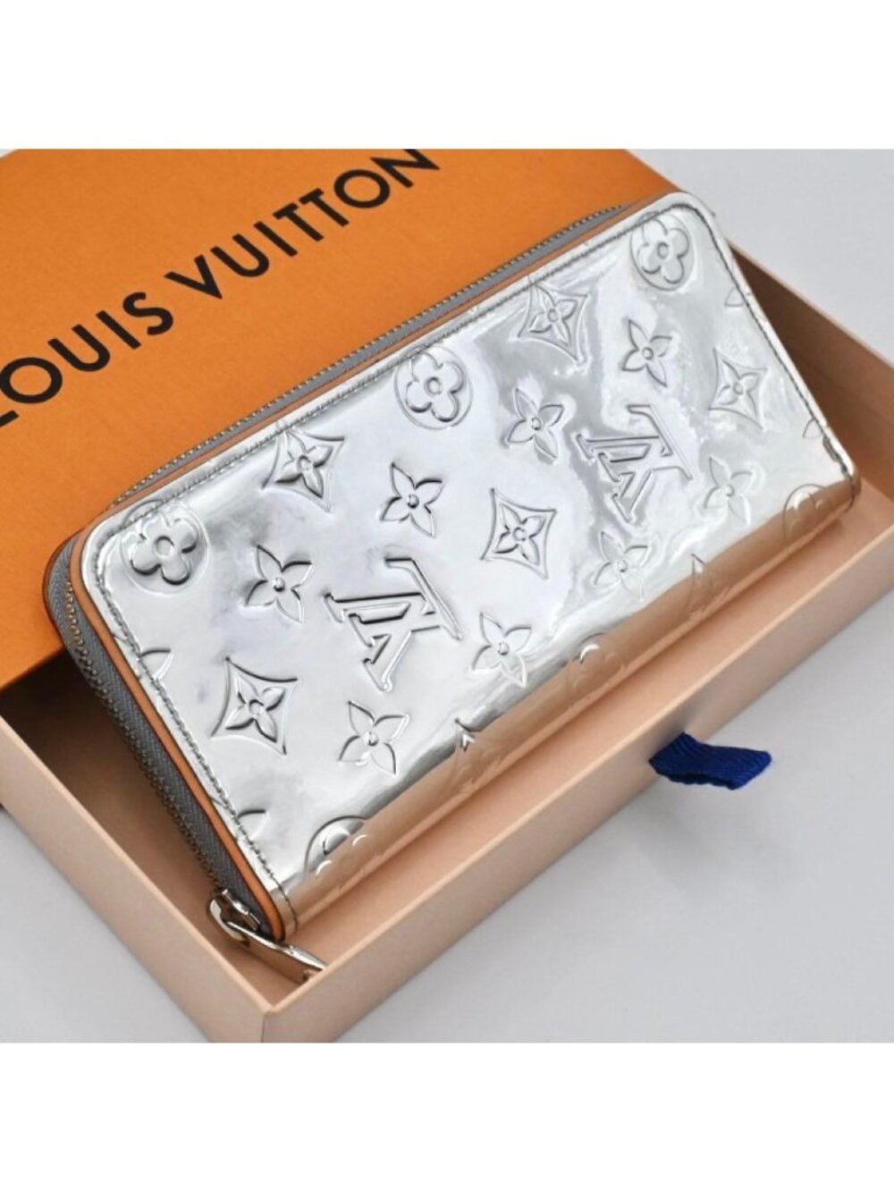 Louis Vuitton Monogram Wallet Zippy Vertical Miroir